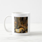 Troll am Lagerfeuer Kaffeetasse (Links)