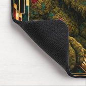 Troll, Art Deco Mythisch Mousepad (Ecke)
