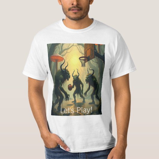 Troll-Basketball in Session-T - Shirt (Vorderseite)