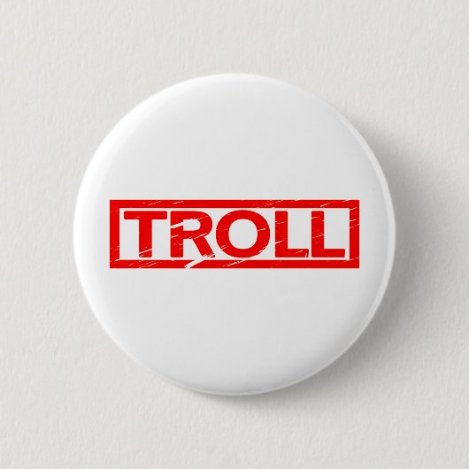 Troll-Briefmarke Button (Vorderseite)