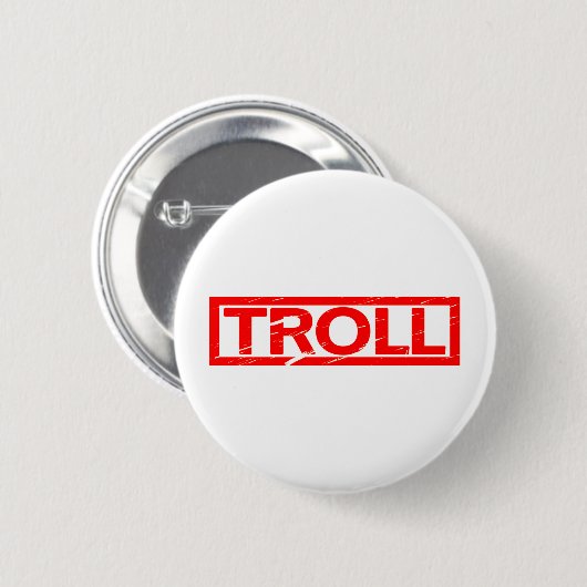 Troll-Briefmarke Button (Vorne & Hinten)
