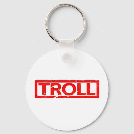 Troll-Briefmarke Schlüsselanhänger (Vorderseite)
