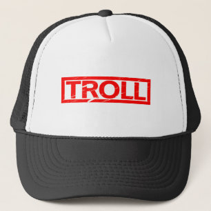 Troll-Briefmarke Truckerkappe