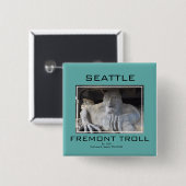 Troll-Button von Seattle Button (Vorne & Hinten)