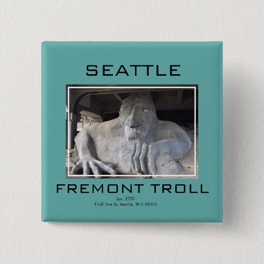 Troll-Button von Seattle Button (Vorderseite)
