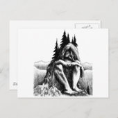 Troll-Clipart-14 Postkarte (Vorne/Hinten)