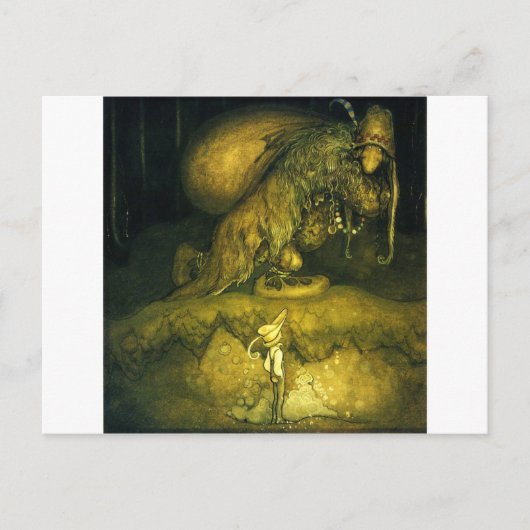 Troll-Clipart-8 Postkarte (Vorderseite)