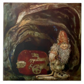 "Troll Door" von John Bauer Fliese (Vorderseite)