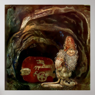 "Troll Door" von John Bauer Poster