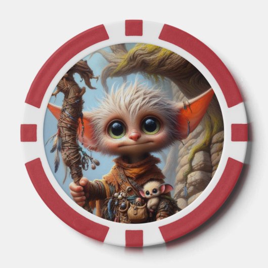 Troll Elf Playing Cards style 1 Pokerchips (Vorderseite)