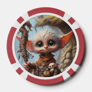 Troll-Elf-Spielkarten Stil 1 Pokerchips