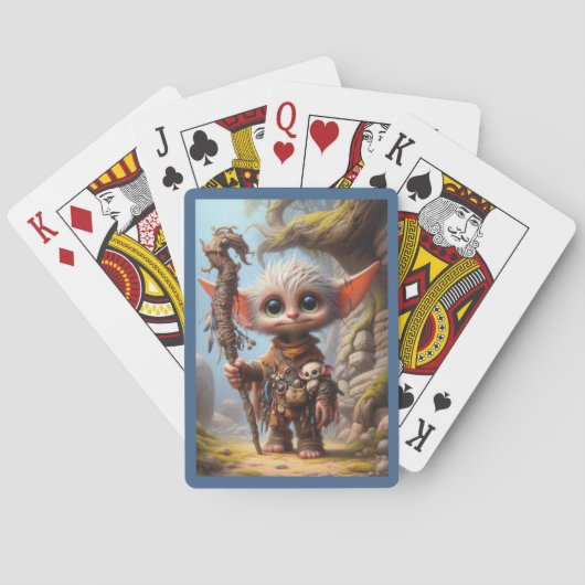 Troll-Elf-Spielkarten Stil 1 Spielkarten (Rückseite)