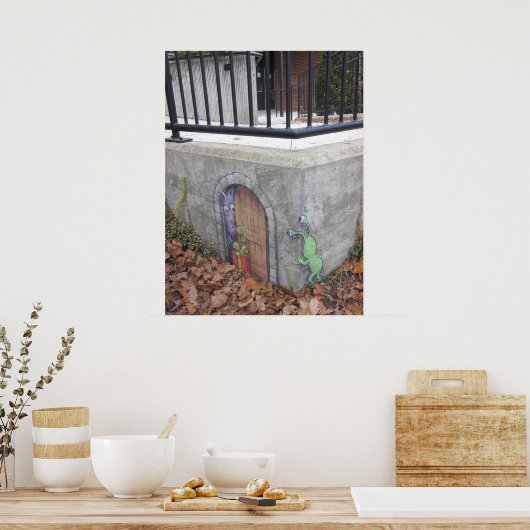 Troll-Gießerei Poster (Küche)