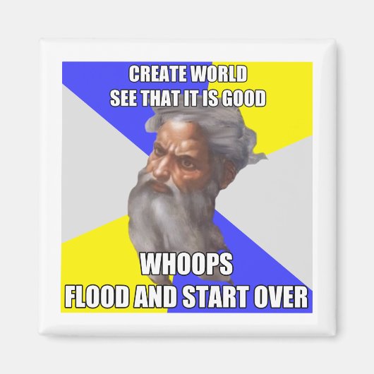 Troll God Flood Magnet (Vorne)