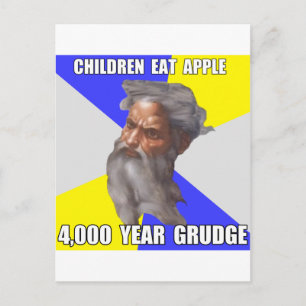 Troll God Grudge Postkarte