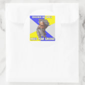 Troll God Grudge Runder Aufkleber (Tasche)