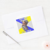 Troll God Saltwater Runder Aufkleber (Umschlag)