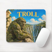Troll, Gothic Fantasy Monster Mousepad (Mit Mouse)