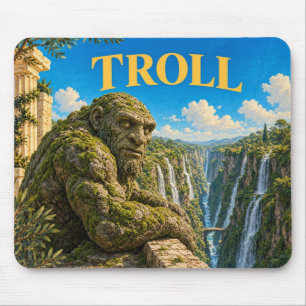 Troll, Gothic Fantasy Monster Mousepad