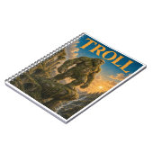Troll, Gothic Fantasy Monster Notizblock (Linke Seite)