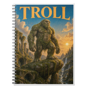 Troll, Gothic Fantasy Monster Notizblock