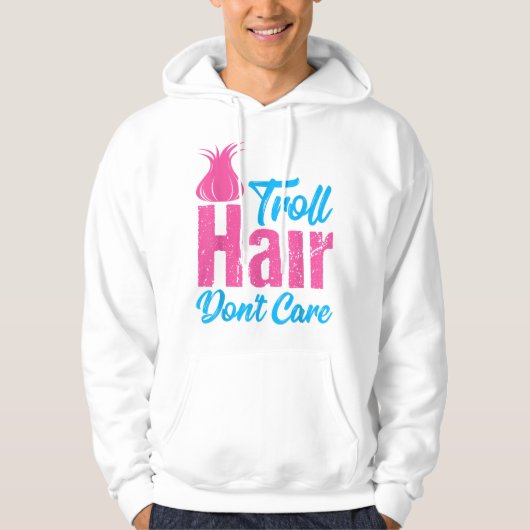 Troll Hair Dont Care Halloween Gi Hoodie (Vorderseite)