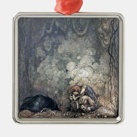 Troll-Holding Ornament Aus Metall (Vorne)