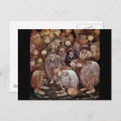 Troll Hugging Boy Gnome Postkarte (Vorne/Hinten)