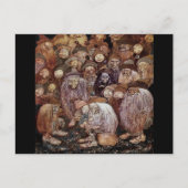 Troll Hugging Boy Gnome Postkarte (Vorderseite)