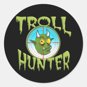 TROLL HUNTER RUNDER AUFKLEBER