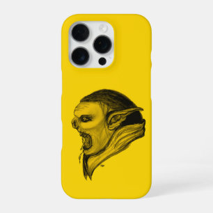 Troll im Schwarz-Gelb-Design iPhone 16 Pro Hülle