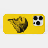Troll in Schwarz-Gelb-Design iPhone Hülle (Rückseite (Horizontal))