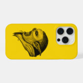 Troll in Schwarz-Gelb-Design iPhone Hülle (Rückseite (Horizontal))