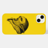 Troll in Schwarz-Gelb-Design iPhone Hülle (Rückseite (Horizontal))