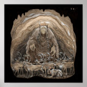 Troll, Junge und Rentier Poster (Vorne)