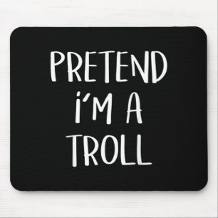 Troll-Kostüm-Party lustiges Halloween vorgeben Mousepad