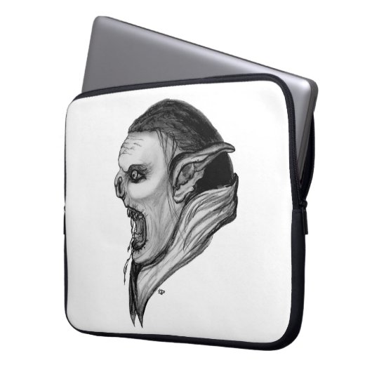 Troll Laptopschutzhülle (Vorderseite Links)