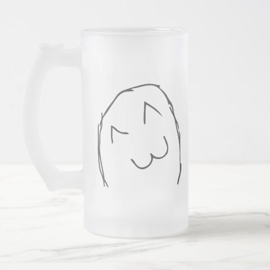 Troll LeMe Memes BLITHESOMOMFUNNY - EDITABLE Mattglas Bierglas (Links)