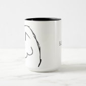 Troll LeMe Memes BLITHESOMOMFUNNY - EDITABLE Tasse (Zentrum)