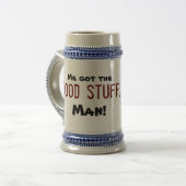 Troll "Me got the good stuff, man!" Bierglas (Vorderseite Links)