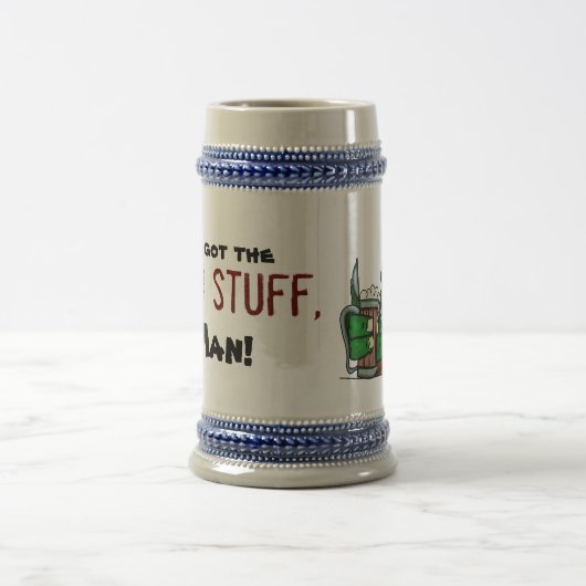 Troll "Me got the good stuff, man!" Bierglas (Mittel)