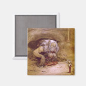 Troll mit Little Boy Magnet (Vorderseite/Rückseite)