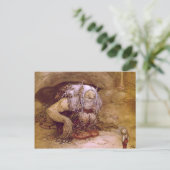 Troll mit Little Boy Postkarte (Stehend Vorderseite)