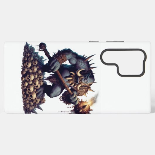 Troll mit Mace Samsung Galaxy Hülle (Rückseite (Horizontal))