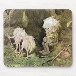 Troll mit seinem Begleiter Frosch Mousepad