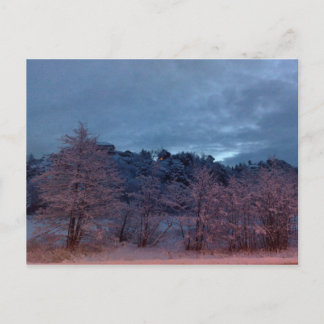 Troll-Morgen Postkarte