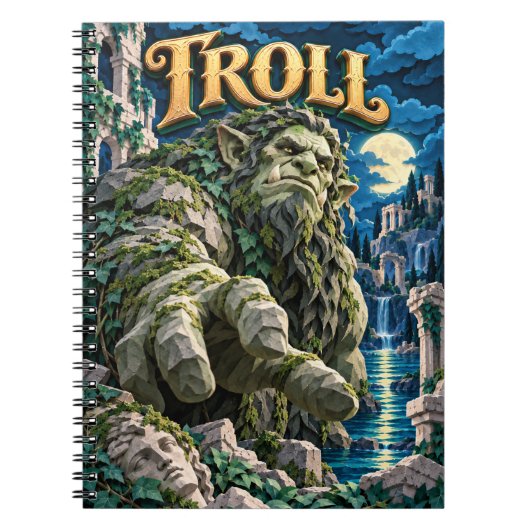 Troll, Paper Cut Monster Notizblock (Vorderseite)