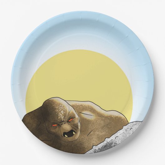 Troll Pappteller (Vorderseite)