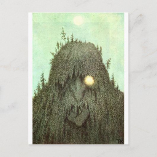 Troll Postkarte (Vorderseite)