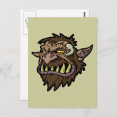 Troll Postkarte (Vorne/Hinten)